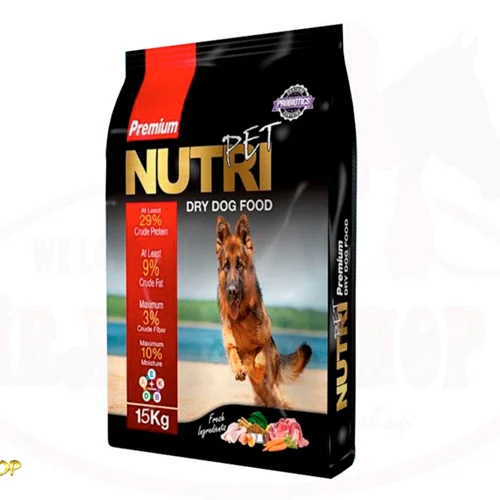 غذای خشک سگ بالغ نژاد بزرگ نوتری پت 29 درصد پروتئین 15 کیلویی