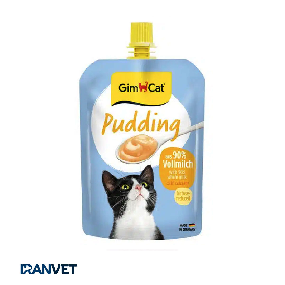پودینگ بچه گربه حاوی شیر و کلسیم جیم کت (GimCat) وزن 150 گرم - وزن 150 گرم