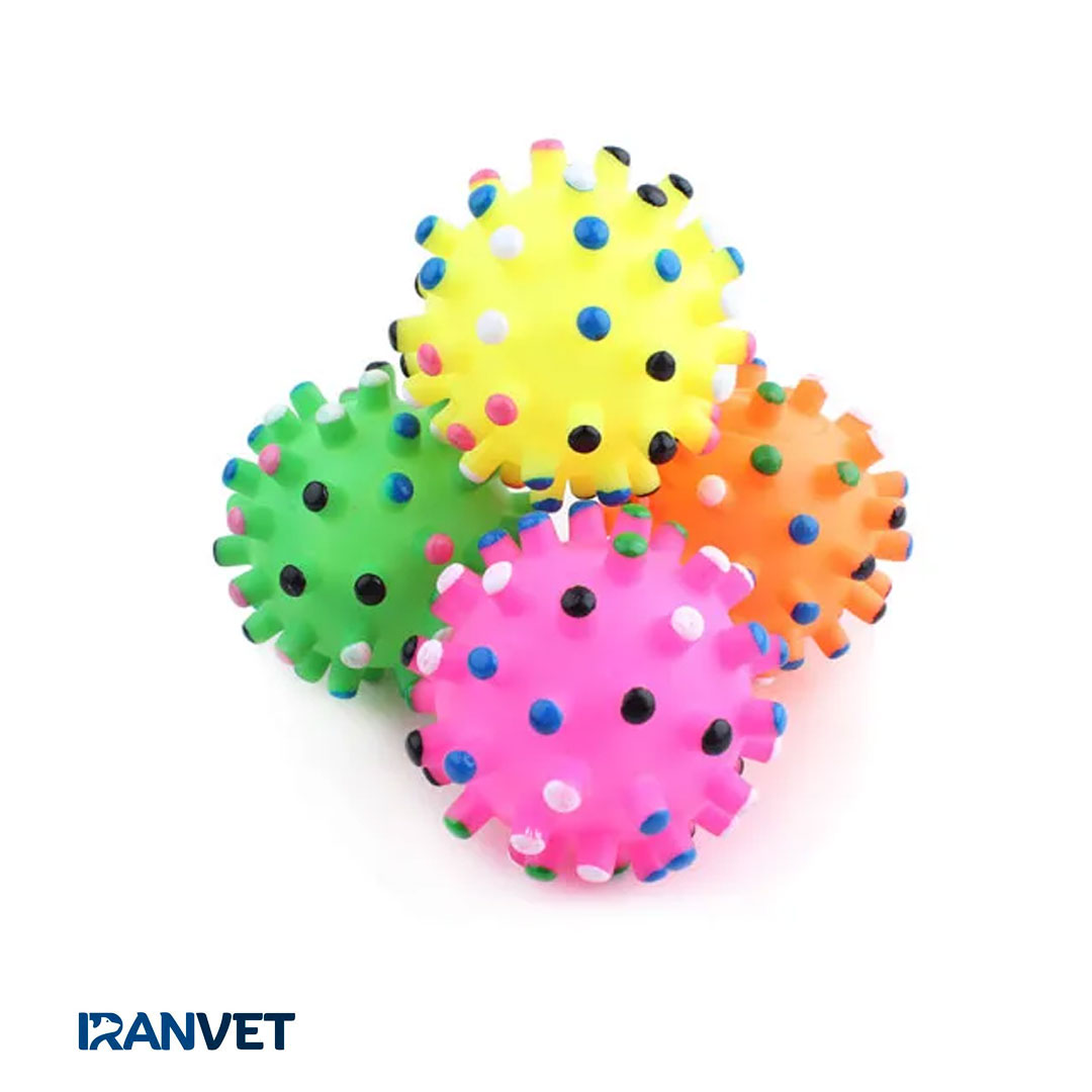 توپ بازی سگ و گربه کهکشانی صدا دار