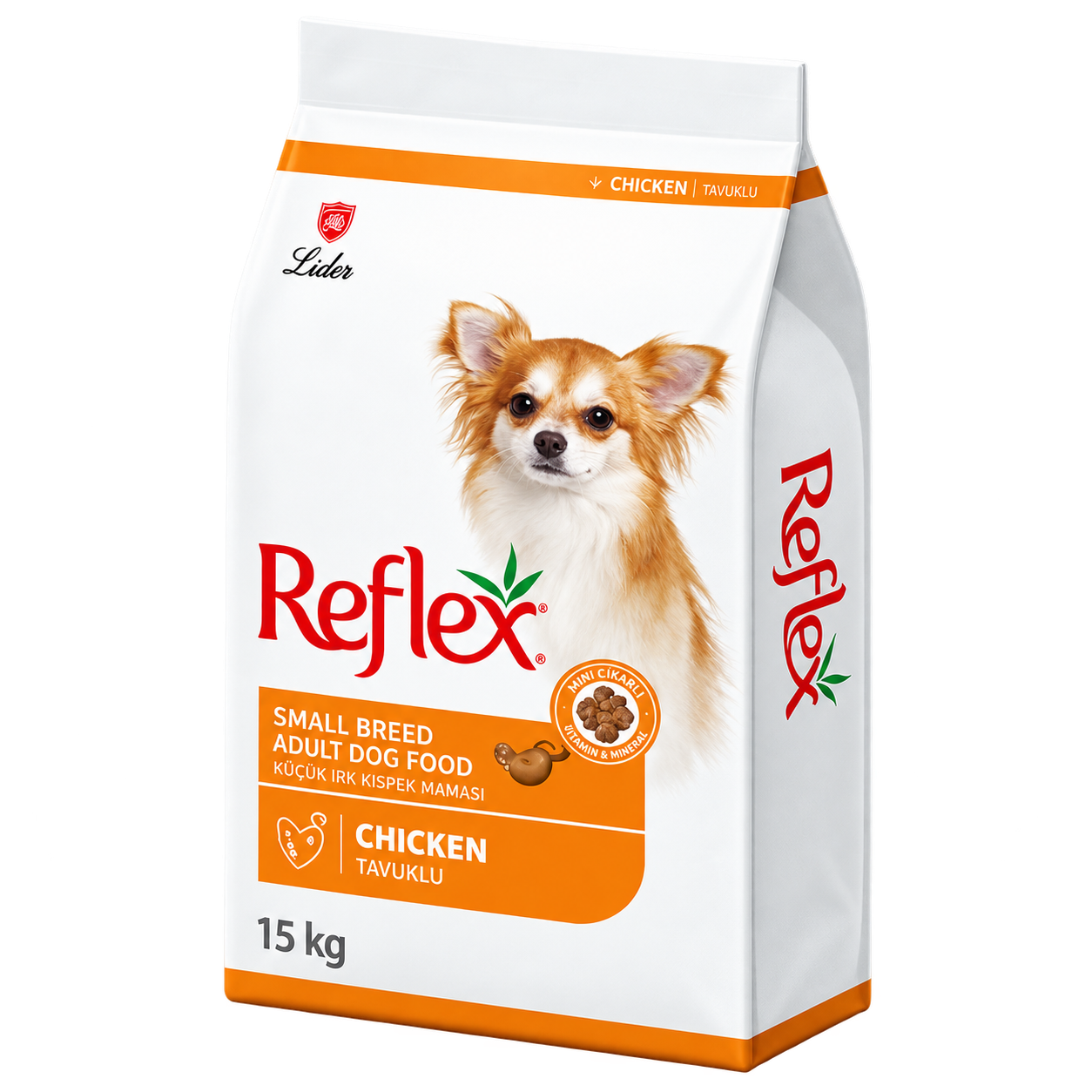غذای سگ رفلکس نژاد کوچک طعم مرغ (Small Breed) - 15 کیلوگرم